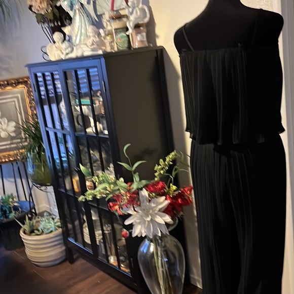 Two-piece crop top high, waisted, beautiful crepe and delicate like new - Picture 5 of 10